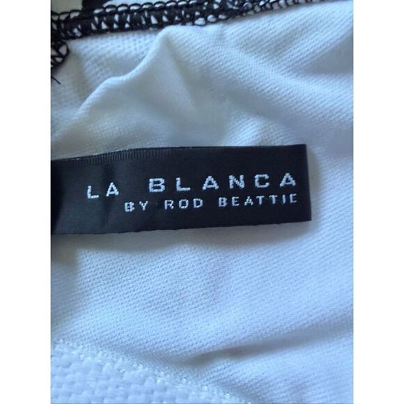 La Blanca by Rod Beattie Cutout Swimsuit S – Retro Circles One-Piece - Picture 3 of 6